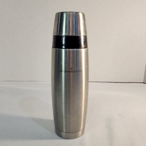 Vintage Starbucks 2006 Stainless Steel Insulated Travel Thermos 16 oz.